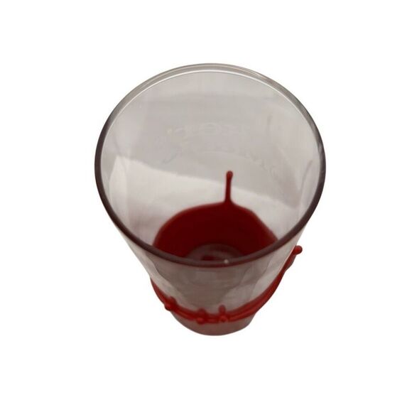 Makers Mark Wax Dripped Rock Tumbler Glass - Picture 3 of 4